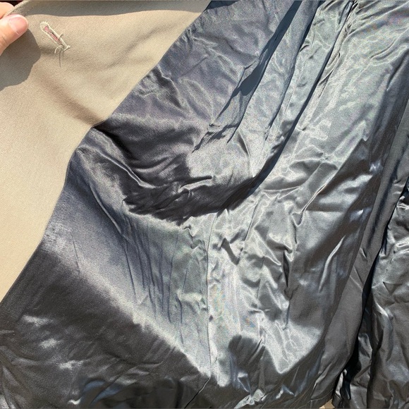 NWT vintage wool gabardine trench coat - Picture 14 of 16